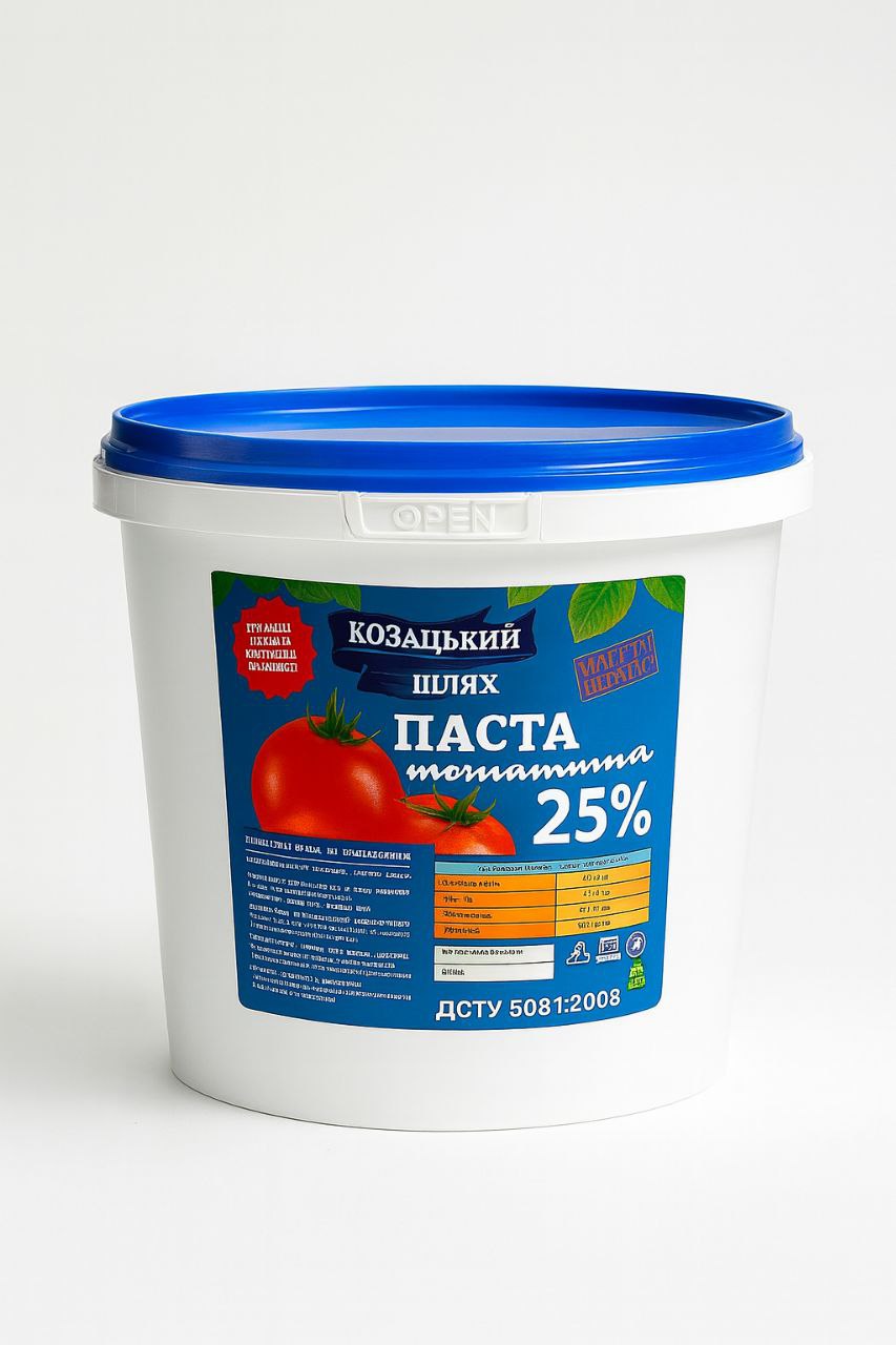 Паста томатна КОЗАЦЬКИЙ ШЛЯХ 25%, 1000 г